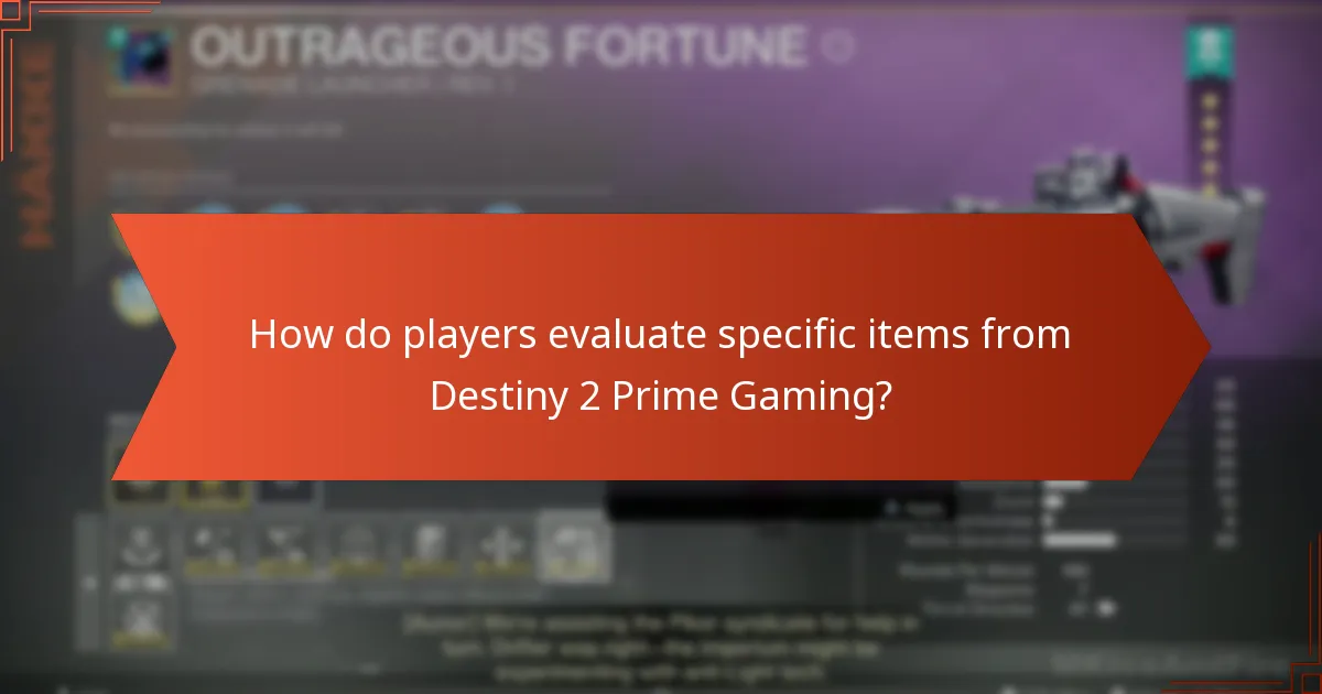 What is the overall satisfaction level with Destiny 2 Prime Gaming offerings?
