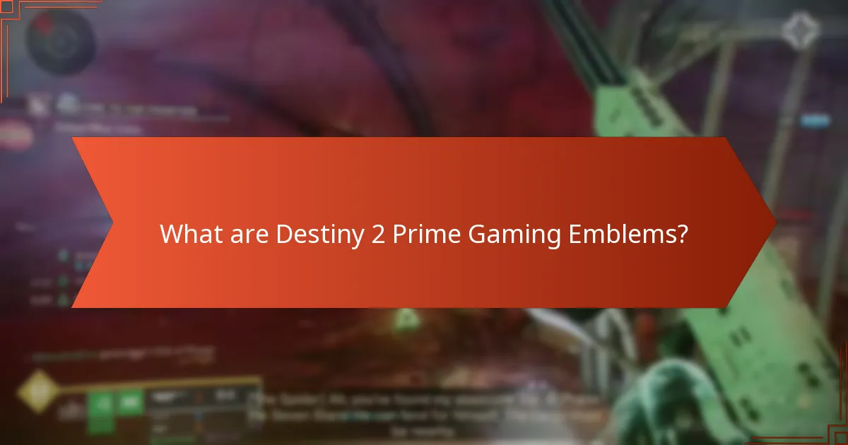 How do Prime Gaming Emblems compare to other in-game items?